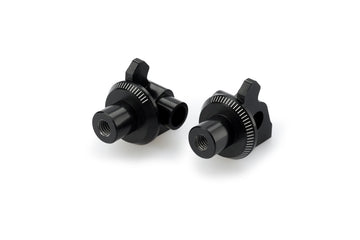 APRILIA CAPONORD 1200 [2016] – Adapter voetsteunrubber “Rider” – Zwart - 0