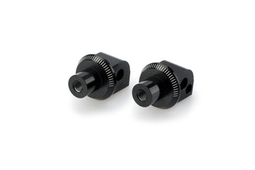 APRILIA CAPONORD 1200 [2016] – Adapter rubberen voetsteun passagier – zwart