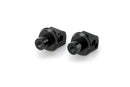 APRILIA CAPONORD 1200 [2016] – Adapter rubberen voetsteun passagier – zwart-2
