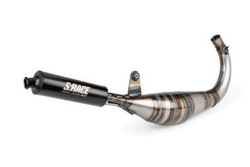 Beta RR SM 50 2T - Uitlaat S Race 85-100 Low-Mount Zwart