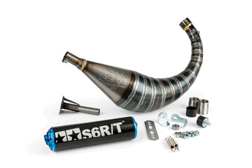 Beta RR Enduro 50 2T - Uitlaat R/T 70 - 80 Zwart / Blauw