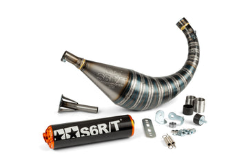 Beta RR Enduro 50 2T - Uitlaat R/T 70 - 80 Zwart / Oranje