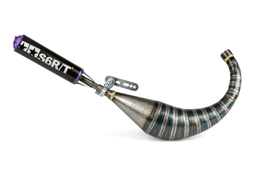 Rieju SMX SM 50 2T AM6 - Auspuff R/T 70 - 80 Schwarz / Lila
