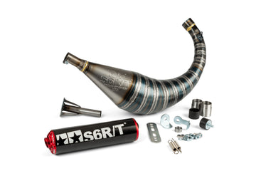 Beta RR Enduro 50 2T - Uitlaat R/T 70 - 80 Zwart / Rood