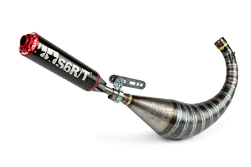 Beta RR Enduro 50 2T - Uitlaat R/T 70 - 80 Zwart / Rood