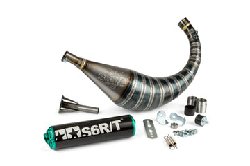 Beta RR Track 50 2T - Auspuff R/T 70 - 80 Schwarz / Türkis