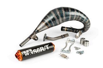Beta RR Enduro 50 2T - Uitlaat R/T 70-80 Zwart / Oranje