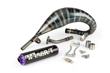 Beta RR Enduro 50 2T - Uitlaat R/T 70-80 Zwart / Paars