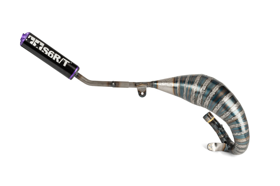 Beta RR Enduro 50 2T - Exhaust R/T 70-80 Black / Purple