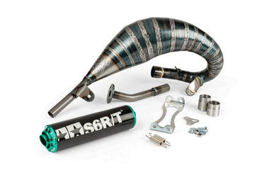 Beta RR Enduro 50 2T - Uitlaat R/T 70-80 Zwart / Turkoois