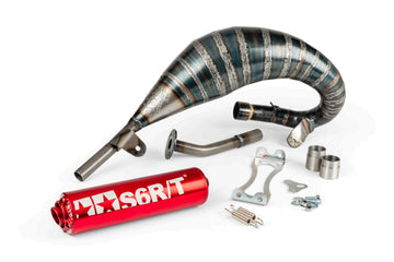 Beta RR Enduro 50 2T - Uitlaat R/T 70-80 Rood