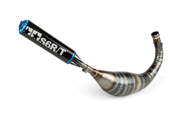 Beta RR Enduro 50 2T - Uitlaat R/T 80-90 Zwart/Blauw