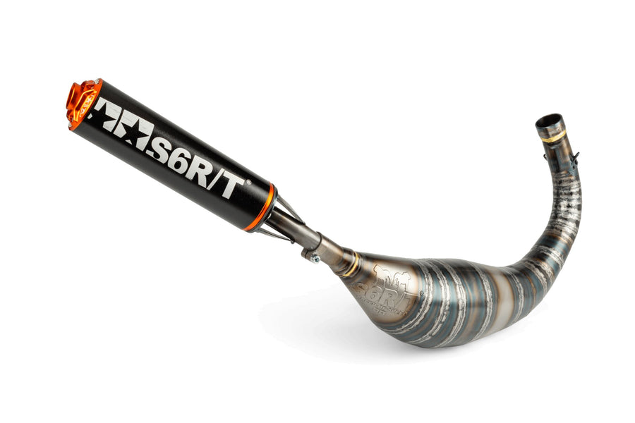 Beta RR Enduro 50 2T - Uitlaat R/T 80-90 Zwart / Oranje