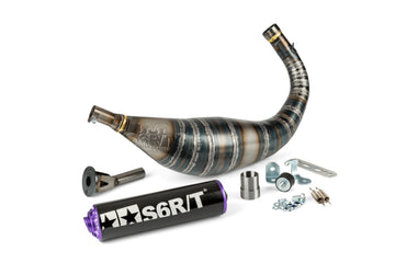 Beta RR Enduro 50 2T - Exhaust R/T 80-90 Black / Purple