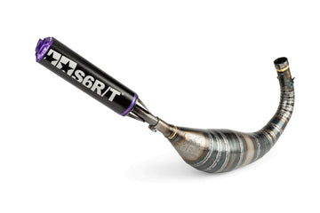 Beta RR Enduro 50 2T - Uitlaat R/T 80-90 Zwart / Paars