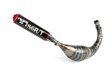 Beta RR Enduro 50 2T - Uitlaat R/T 80-90 Zwart / Rood