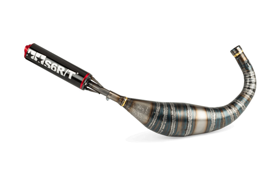 Sherco HRD Enduro 50 2T [1998–2005] - Auspuff R/T 80–90 Schwarz / Rot