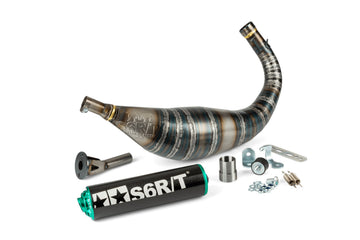 Beta RR Enduro 50 2T - Uitlaat R/T 80-90 Zwart / Turkoois