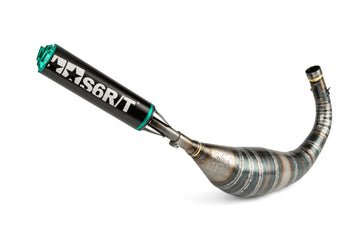 Beta RR Enduro 50 2T - Uitlaat R/T 80-90 Zwart / Turkoois