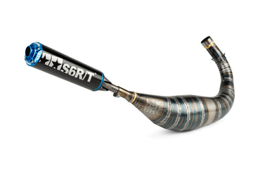 Beta RR Enduro 50 2T - Exhaust R/T 90-100 Black/Blue