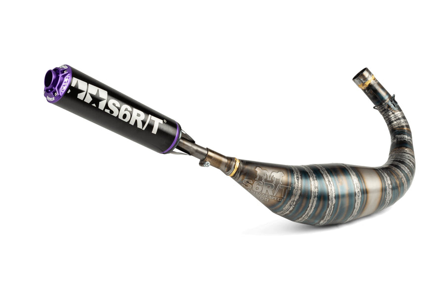 Beta RR Enduro 50 2T - Uitlaat R/T 90-100 Zwart/Paars