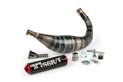 Fantic XE 50 2T - Auspuff R/T 90-100 Schwarz/Rot