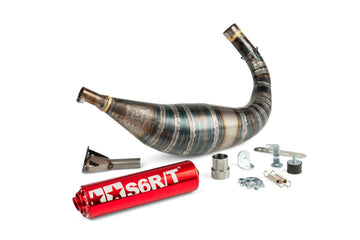 Beta RR Enduro 50 2T - Exhaust R/T 90-100 Red