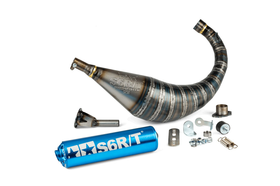 Derbi Senda DRD X-Treme SM '10 - '17 50 2T D50B0 - Uitlaat R/T 70-80 Blauw