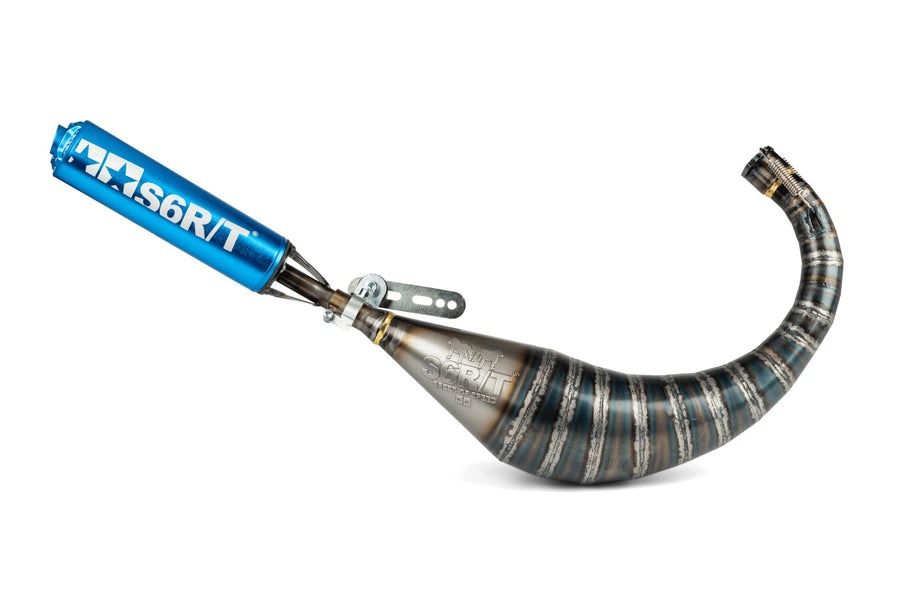 Derbi Senda DRD X-Treme SM '10 - '17 50 2T D50B0 - Uitlaat R/T 70-80 Blauw