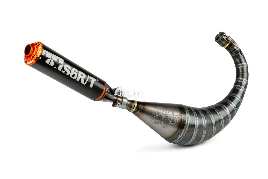 Aprilia SX SM 50 2T D50B0 [2007–] - Auspuff R/T 70-80 Schwarzorange