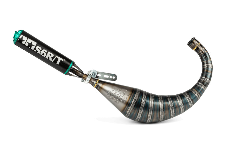Aprilia RX Factory 50 2T - Exhaust R/T 70-80 Black Turquoise