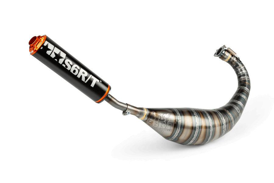Aprilia SX SM 50 2T D50B0 [2007–] - Exhaust 80-90 Black / Orange