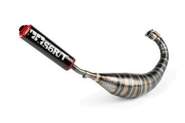 Derbi Senda DRD Racing SM 50 2T D50B0 [2012–] - Auspuff 80-90 Schwarz / Rot