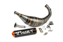 Derbi Senda R X-Race Trail '05 - '10 50 2T D50B0 - Uitlaat R/T Zwart Oranje