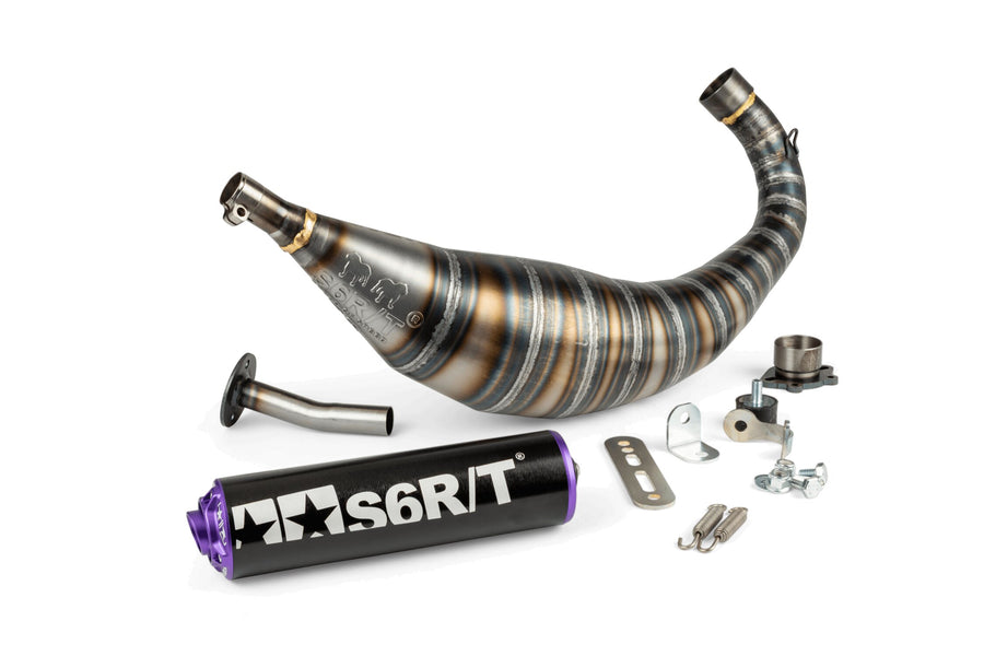Aprilia RX Factory 50 2T - Exhaust R/T Black Purple