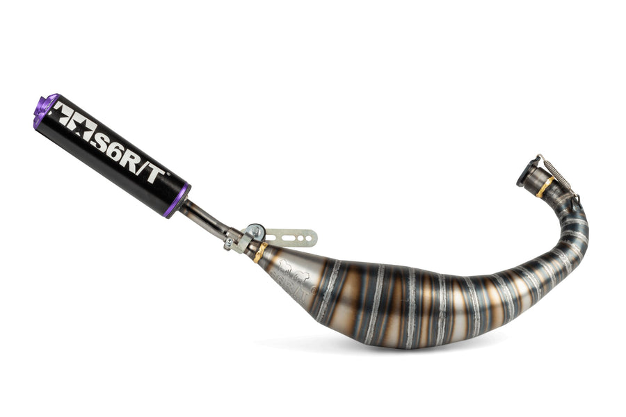 Derbi Senda R X-Treme Enduro '05 - '10 50 2T D50B0 - Auspuff R/T Schwarz Lila