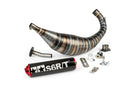 Aprilia SX 50 2T - Auspuff R/T Schwarz Rot