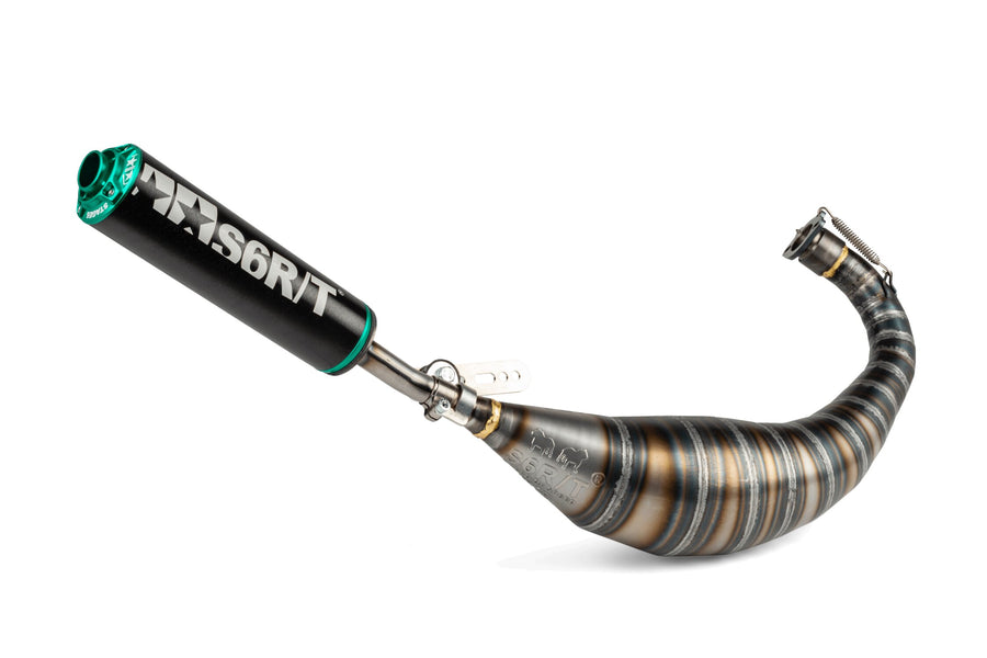 Aprilia SX Factory 50 2T - Exhaust R/T Black Turquoise