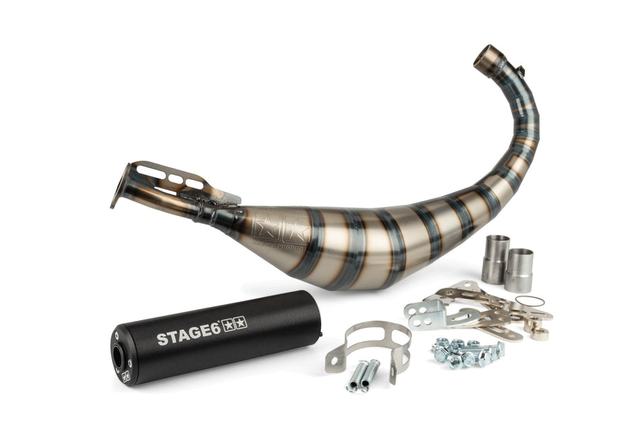 Beta RR Track 50 2T - Auspuff Streetrace 80-90 Schwarz