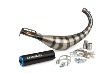 Beta RR Enduro 50 2T - Uitlaat Streetrace 80-90 Blauw
