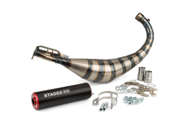 Beta RR Enduro 50 2T - Uitlaat Streetrace 80-90 Rood