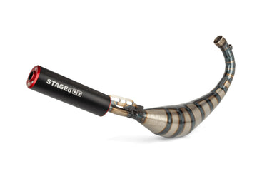 Beta RR Enduro 50 2T - Uitlaat Streetrace 80-90 Rood