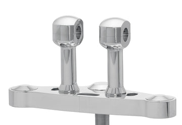 Aluminium riser voor stuur met 31-aluminium stijgbuis voor stuur met 31,75 (1 1/4 ′) Ø, 100 mm hoog, gepolijst. Met 1/2 ″ UNC -thread.