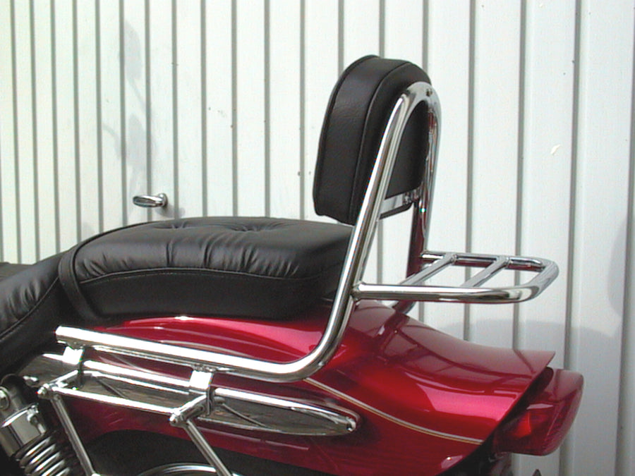Suzuki GZ 125 Marauder [1998-2001] - Sissy Bar gemaakt van pijp met kussens en bagagerek