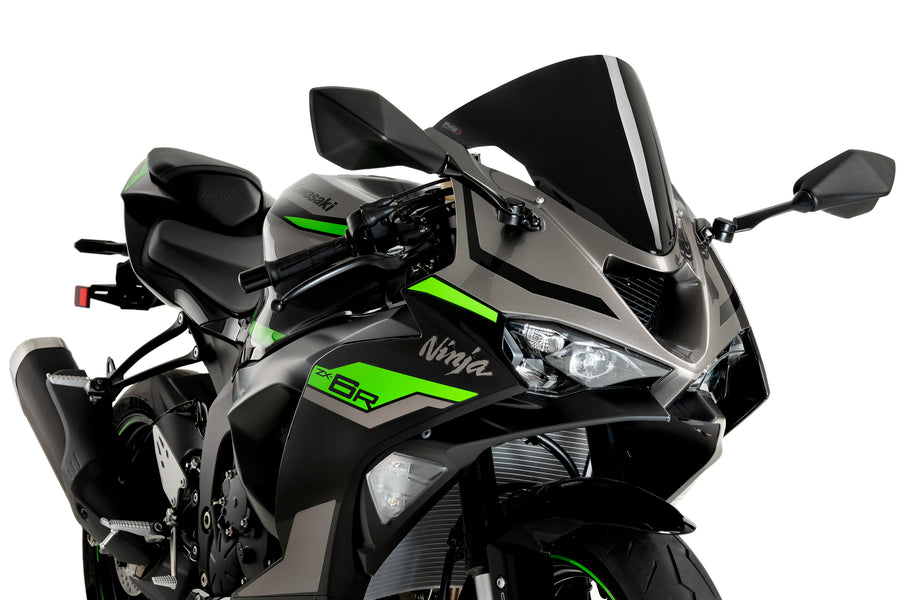 KAWASAKI ZX-6R NINJA [2025] – R-Racer Screen – Matte Black