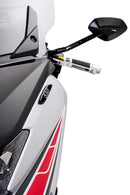 YAMAHA T-MAX 530 SX [2019] – Kappen Set für OEM Spiegel – Schwarz