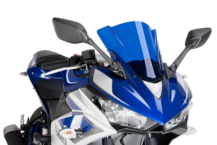 YAMAHA YZF-R3 2015-2018 - PUIG Z-Racing-Scheibe | Blau | PUIG 7649A