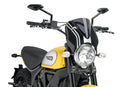 DUCATI SCRAMBLER 800 ICON DARK [2025] – RetroVision Windschild Visier – Schwarz-25