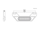 honda cb 500 [DENALI] – B6 LED-remlichtset met kentekenplaathouder-4