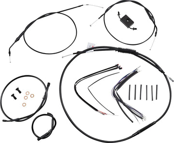 harley davidson sportster 883 iron xl [BURLY BRAND] – Verlängertes Lenker- und Bremsleitungs-Kit für Sportster mit ABS